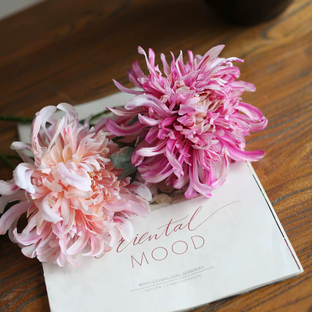 假菊花、Fugo皇家牡丹、家居裝飾、店鋪裝飾用優質人造花