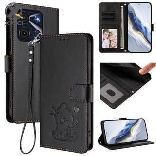XICCI For Itel A70 A50 A48 A80 A05S A17 A60 A60S A95 A90愛貓真皮