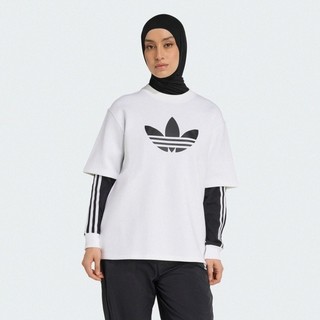 Adidas 愛迪達 Spacer Trf Tee JV7226 女 T恤 運動上衣 休閒短袖 白 黑 亞版