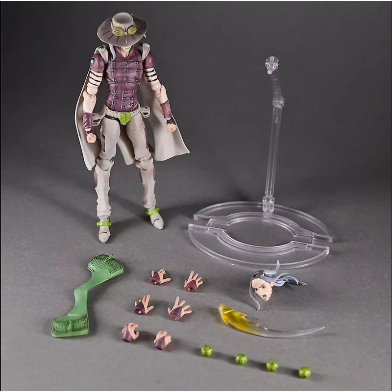 JoJo的奇妙冒險新品 可動傑洛齊貝林棕色 jojo傑洛齊貝林 限量港版 sbr 飆馬野郎 傑洛齊貝林棕色藍色