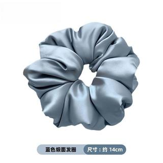 臺灣現/貨✨明星同款枕頭髮圈2025新款發繩超大號絲填充緞面睡眠髮圈kitsch