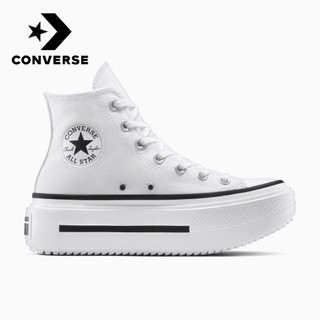 【Converse官方旗艦店】厚底帆布鞋 中性 DOUBLE STACK A12976C