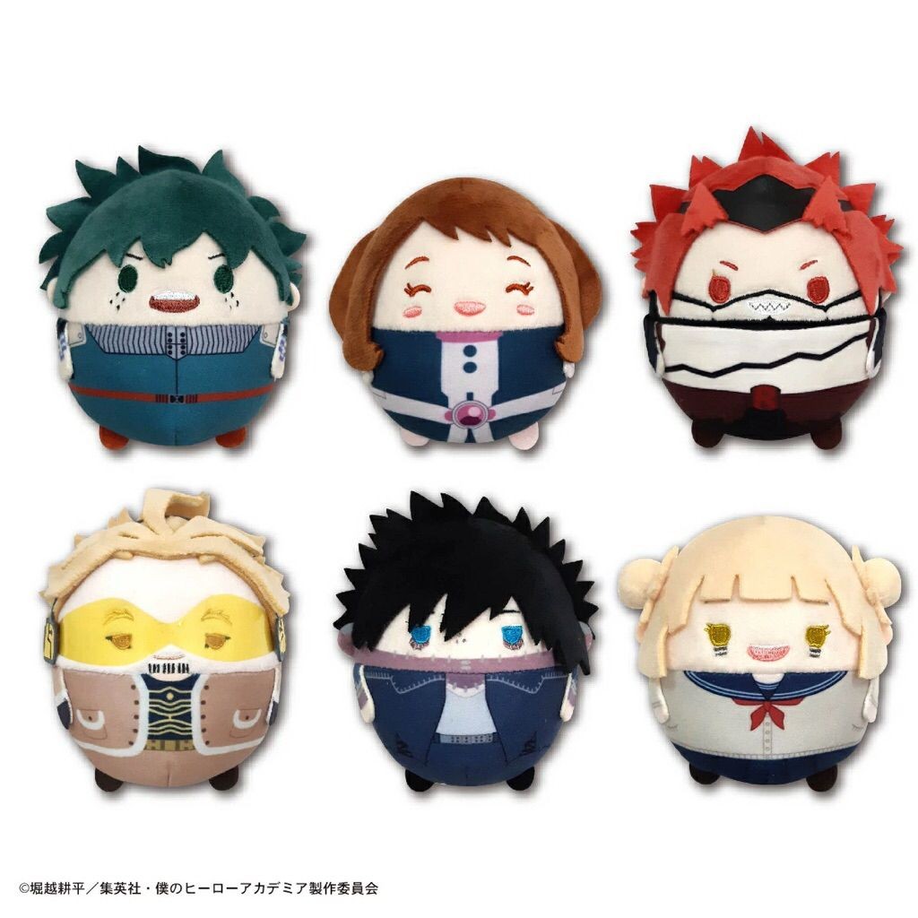 我的英雄學院 我英 圓滾滾 娃娃 玩偶 盲盒 綠谷 麗日 切島 霍克斯 荼毘 渡我