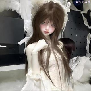 【曬月亮】盲盒手辦 BJD娃娃 交換禮物現代風6分bjd娃娃 全套帶妝娃衣 手工玩偶 女孩禮物收藏擺件盲盒