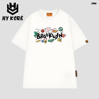 HY KORÉ BROOKLYN ICON 2906 街頭服飾風格寬鬆 T 恤
