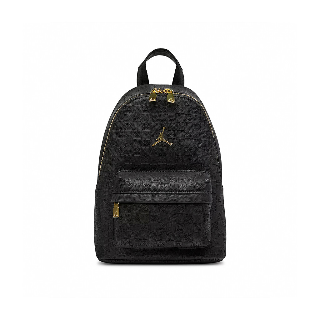 Nike 後背小包 Jordan 黑 金 13吋筆電包 滿版 陳傑憲同款改版 [ACS] JD2543013AD-001