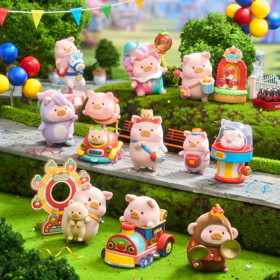 TOYZEROPLUS罐頭豬LuLu繽紛樂園系列公仔盒玩/ 8入盒裝 eslite誠品