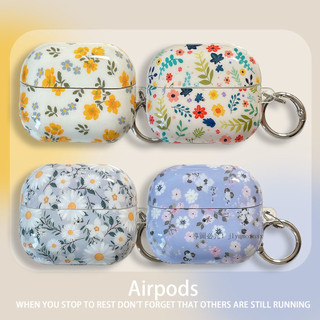 Samsung Galaxy Buds3 FE 耳機保護套 創意油畫小碎花 三星 Buds3/3Pro藍牙耳機殼 耳機套
