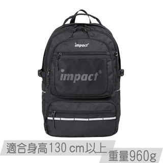 IMPACT怡寶K．STYLE成長型護脊書包/ 黑色/ IM00306BK eslite誠品