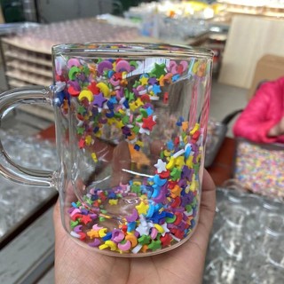 創意禮物ins風愛心杯雙層玻璃杯牛奶咖啡杯高硼矽玻璃啵啵杯北歐風馬克杯茶杯ins風牛奶杯咖啡杯水杯果汁杯隨行杯