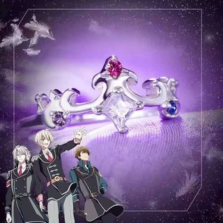 二次元動漫周邊偶像星願TRIGGER戒指 鍍銀個性百搭指環飾品