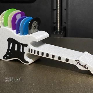 pick收納盒 吉他撥片架 pick盒 撥片盒 彈片盒 創意撥片收納盒翻蓋設計手工Fender 芬達撥片收納盒