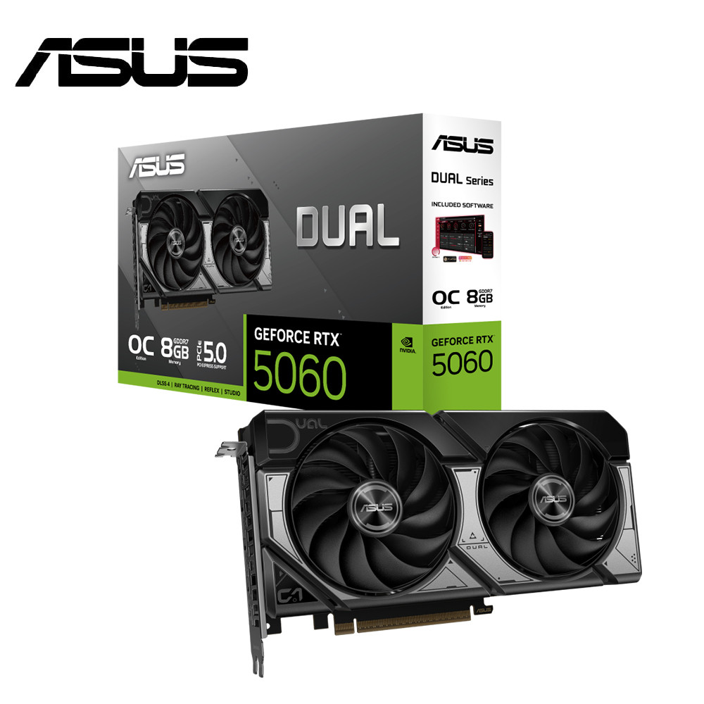 【ASUS 華碩】DUAL-RTX5060-O8G 顯示卡