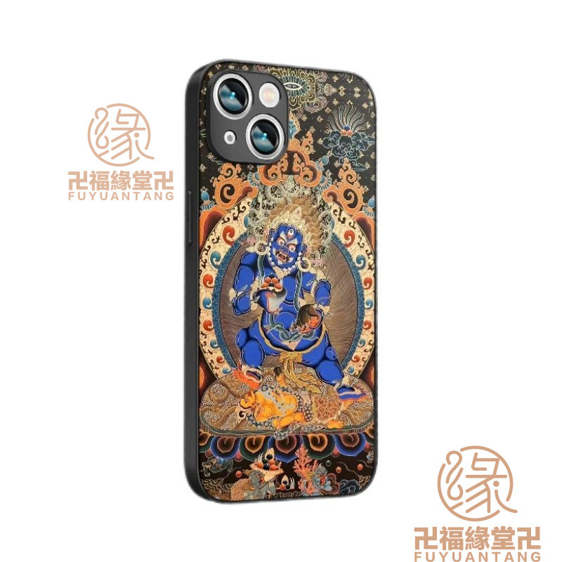 🙏🏻結緣小物🙏🏻發財手機殼 招財手機殼 蘋果iPhone16promax磁吸15手機殻男女14五財神13庇佑十二