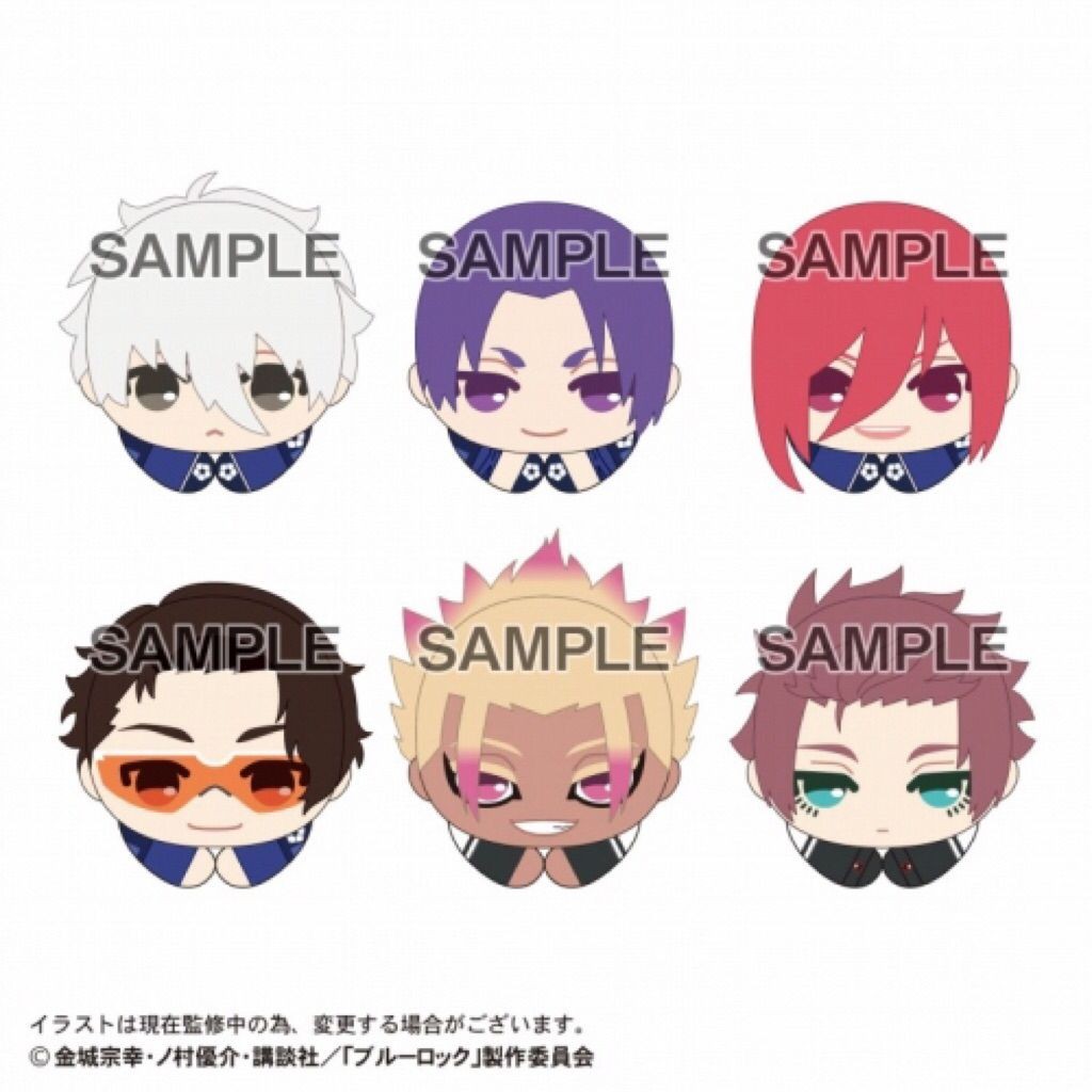 藍色監獄 夾手娃 娃娃 玩偶 凪城士郎  御影玲王 千切豹馬 糸師冴 雪宮劍優 士道龍聖（一中盒6盒）