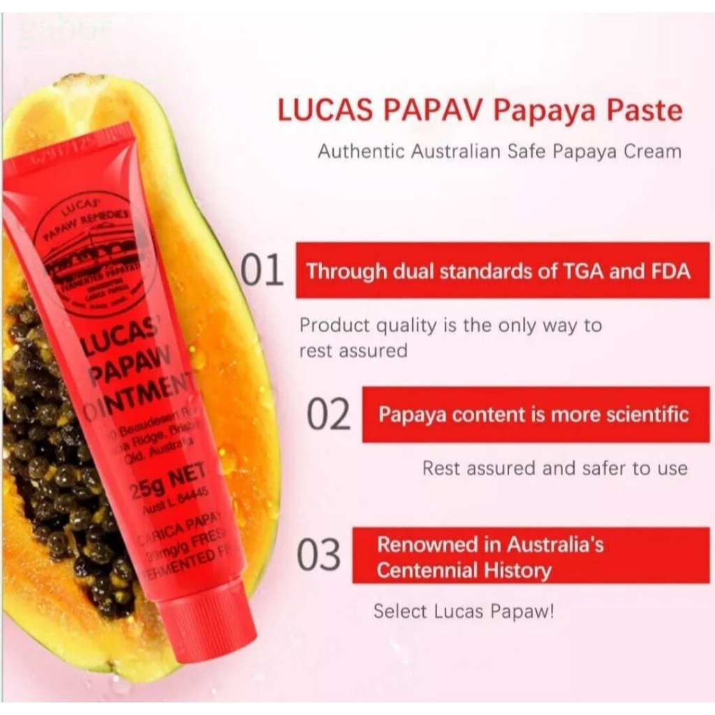 現貨 澳洲 經典百年品牌 Lucas木瓜霜75g 25g 旅澳必買
