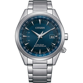 CITIZEN 星辰 GENT'S 萬年曆 Eco-Drive光動能電波腕錶-43mm CB0270-87L