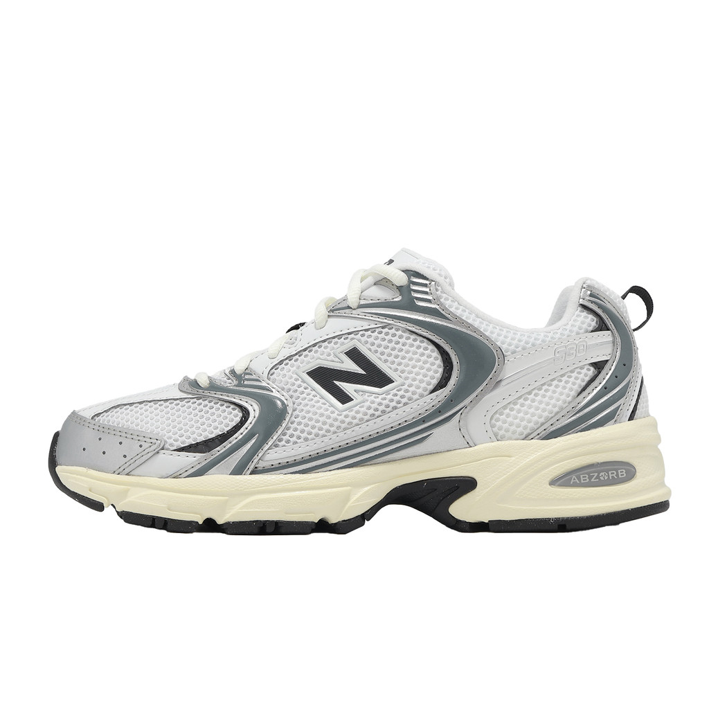 New Balance 休閒鞋 530 男女鞋 金屬銀 黑水泥 情侶鞋 拼接 復古 NB [ACS] U530ESA-D