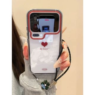 ✨推薦適用於酒紅愛心適用小米17pro max 手機殼 透明15紅米Xiaomi17pro透明ultraV