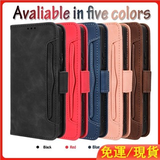 日本進口 多卡槽翻蓋商務保護殼 插卡多功能支架皮套 SONY 索尼 Xperia10 VII 7代 手機殼 防盜刷皮革
