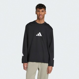 Adidas 愛迪達 M Z.n.e. Ls Tee KE4902 男 長袖上衣 休閒長袖 黑 亞版