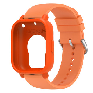 適用於 Redmi Watch 5 Active / 5 Lite 柔軟運動錶帶保護套的 TPU 錶殼 + 矽膠錶帶