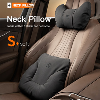Zeekr 007 7X MTX 009 2022 2024 2025 頭枕枕頭皮革汽車頸枕座椅腰枕汽車座椅軟頭枕絨面革