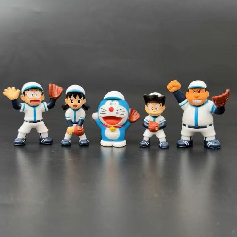 日版散貨 叮噹貓機器貓靜香胖虎小夫大雄 棒球職業隊擺件吊飾現貨