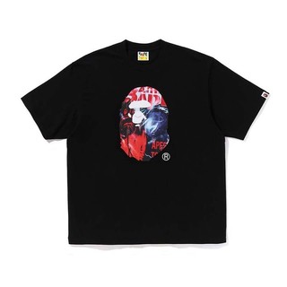 BAPE Photo Print Ape Head Tee 猿人 偏大 短袖 黑色 RAY-93 [台灣現貨]