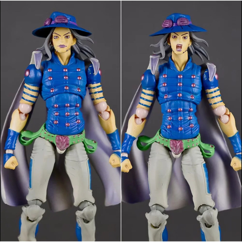 JoJo的奇妙冒險傑洛齊貝林藍色 關節可動 jojo傑洛齊貝林藍色 限量港版 sbr 飆馬野郎 傑洛齊貝林棕色藍色