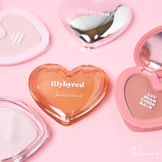 現貨出清｜lilybyred｜愛心 腮紅 腮紅膏 透明愛心腮紅 透明愛心打亮 迷你款 愛心手指粉撲｜韓國代購
