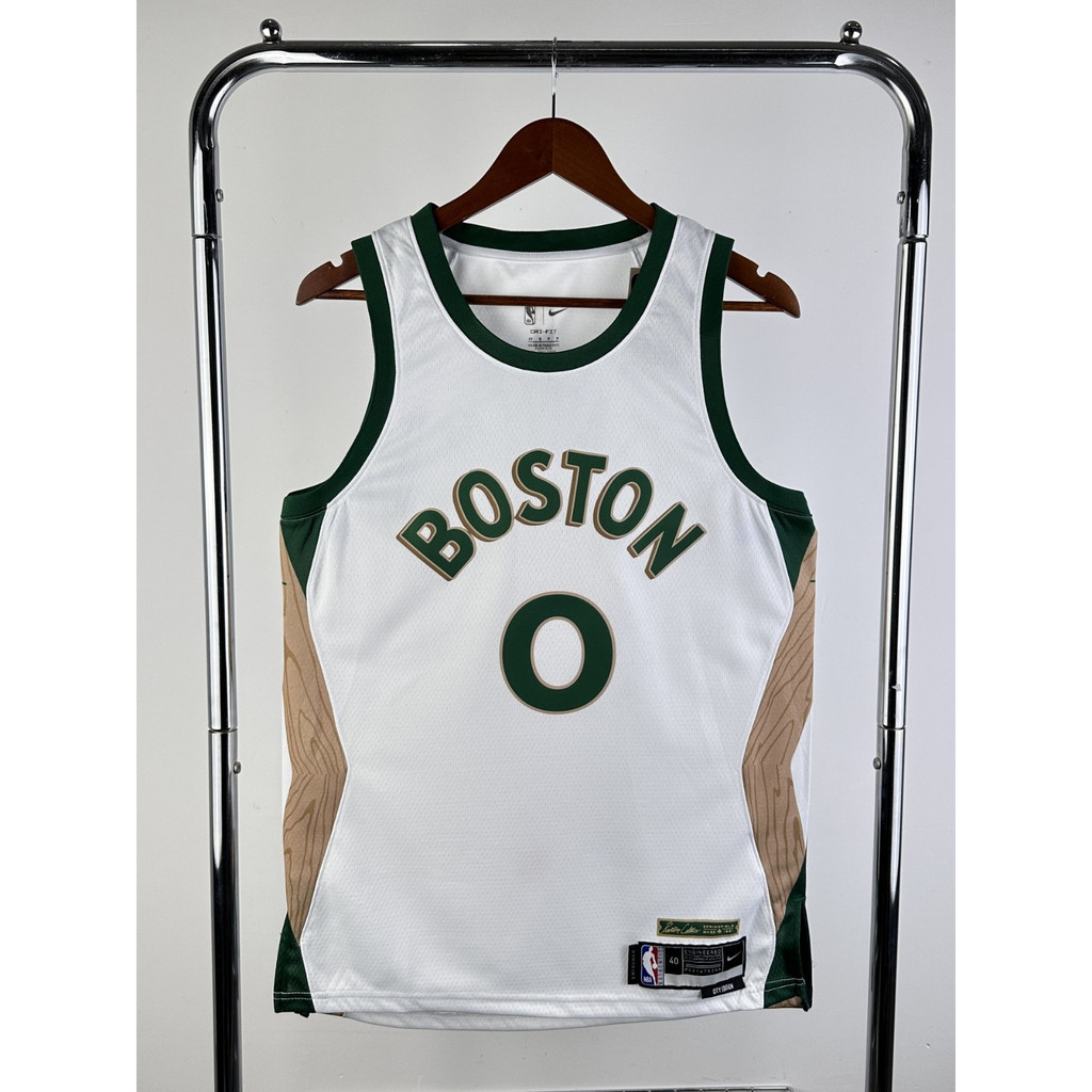 當天出貨！！24賽季凱爾特人城市版0號塔圖姆4號霍樂迪8號波爾津吉斯nba球衣 U2CS