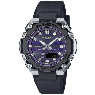 CASIO 卡西歐 G-SHOCK 太陽能x藍芽連線 多功能雙顯腕錶 42.3mm / GST-B600A-1A