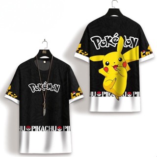 動漫商品短袖T恤男皮卡丘POKEMON學生夏季薄款
