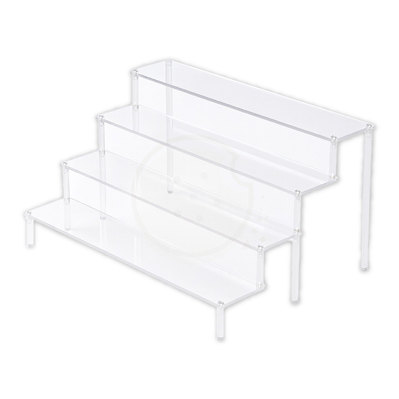 公仔展示架 壓克力展示架 階梯架 陳列架 盲盒展架 泡泡瑪特娃娃展示架 階梯形置物架