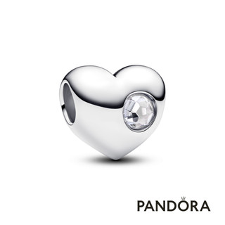 【Pandora】可鐫刻寶石心形串飾 (網路獨家販售) 母親節禮物 520禮物 官方直營