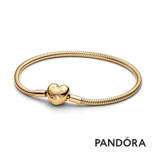 【Pandora】PANDORA Moments 心形釦蛇鏈 官方直營