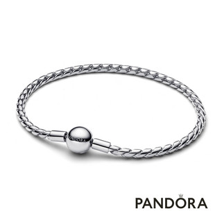 【Pandora】圓形鏈扣蛇鏈-925銀 官方直營