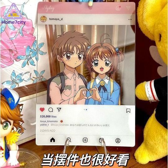 現款免運🔥庫洛魔法使周邊 小紅書同款庫洛魔法使亞克力透卡ins風3寸小卡庫洛魔法使周邊自製透卡 魔法少女櫻