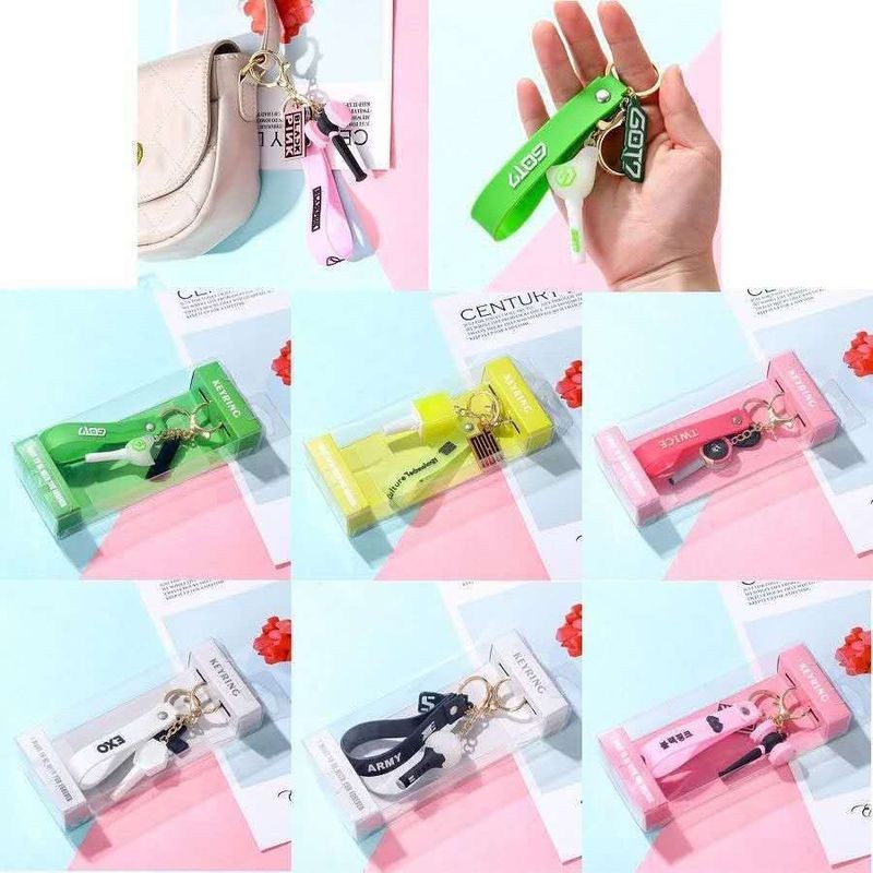 💕BLACKPINK bts 防彈少年團 twice exo nct got7 應援燈鑰匙扣掛件