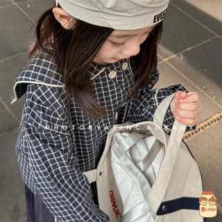 ☼養LODO☼女童上衣 女童外套 冬季穿搭 女童韓版棉麻襯衫款外套大翻領