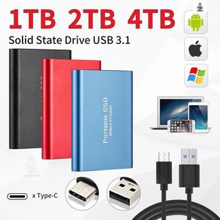 【熱銷中🔥保固】移動SSD硬碟Type-USB 500G 1TB 2TB固態