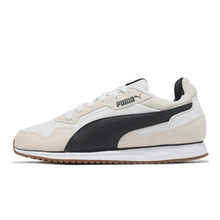 Puma 休閒鞋 Softride ST Miler 男女鞋 白 黑 復古 麂皮 拼接 情侶鞋 ACS 40263502