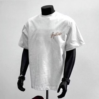 2025新款2025ins歐美風格酷炫高級英文短袖T恤男士厚重休閒潮流品牌情侶上衣短袖夏季新款23 GRGI