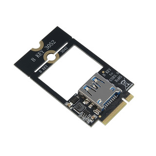 JMT M.2 B Key WWAN 4G 網卡槽轉 USB 3.0 / Type C / 雙 TF 介面轉接卡適用於