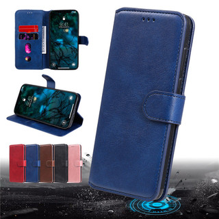 下殺價-蘋果手機殼iPhone X XS XR 6 7 8 Plus SE 6S SE3側翻掀蓋殼全包純色皮套