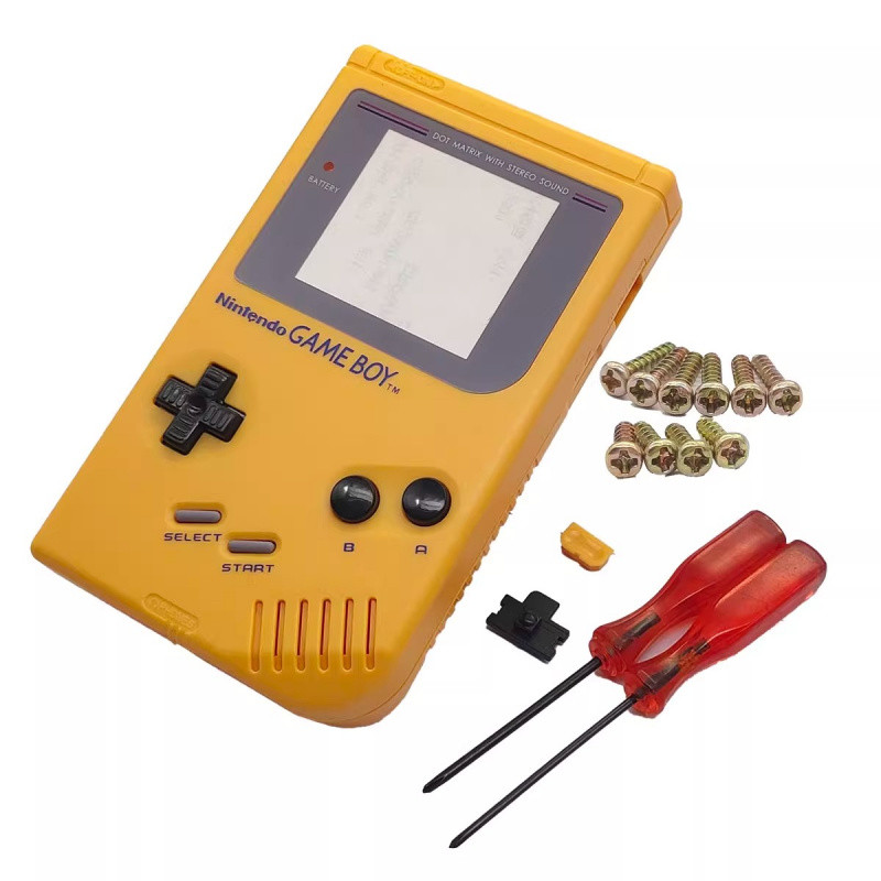 🔥臺灣出貨 免運🔥Game Boy機殼 GB掌機外殻 替換機殼 gb遊戲機改裝換殼 彩殻 GB遊戲機殼 按鍵螺絲配件