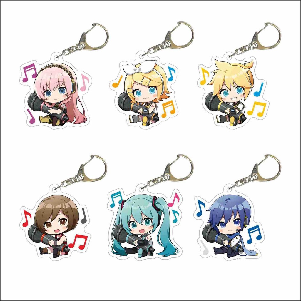 「指尖pjsk」初音未來鑰匙扣亞克力動漫擺件鏡音鈴巡音流歌鏡音連二次元掛件|遊戲|動漫|周邊|世界計劃|巡音流歌