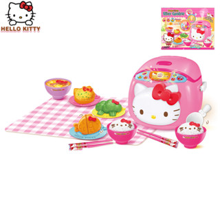 Hello kitty凱蒂貓廚房系列迷你電飯煲模擬做飯過家家玩具501224.6