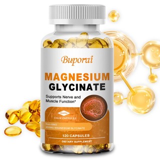 Buporai 甘氨酸鎂(Magnesium Glycinate)﻿🧬 60/120粒膠囊 美國製造🌐